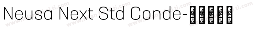 Neusa Next Std Conde字体转换